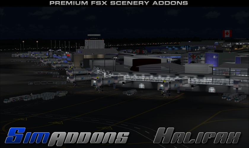 FSX night lights