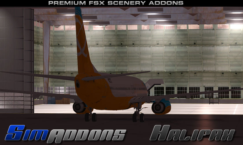 FSX animated hanger doors