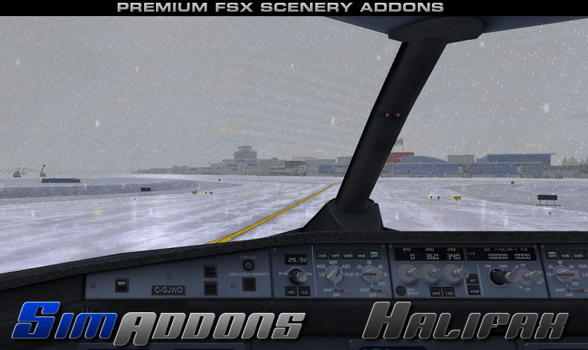 FSX snow runway