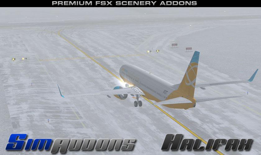 FSX runway winter texture